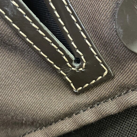GUCCI Logo GG Pattern Shoulder Tote Bag Supreme Leather Brown GHW Italy 80YH145 - Picture 14 of 15